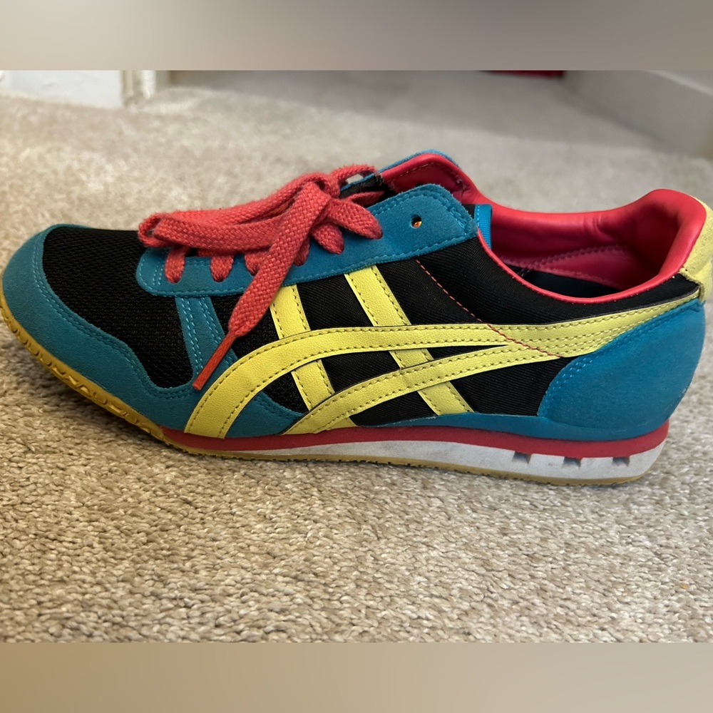 Onitsuka Tiger Asics Ultimate 81 Neon Sneakers size 8